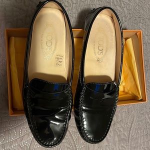 Tod’s Patent Leather Driving Moccasins